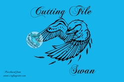 Cutting File Swan