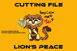 Cutting File Lions Peace