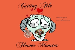 Cutting File Flower Monster