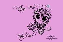 Cutting File Baby Owl