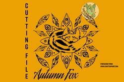 Cutting File Autumn Fox