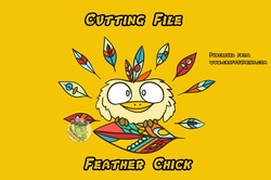 Cutting File Feather Chick