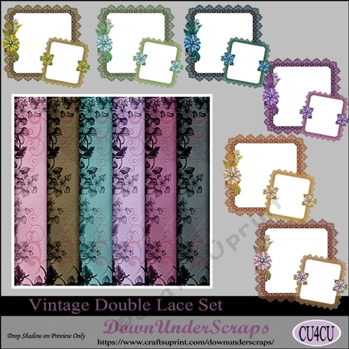 Vintage Double Lace Set