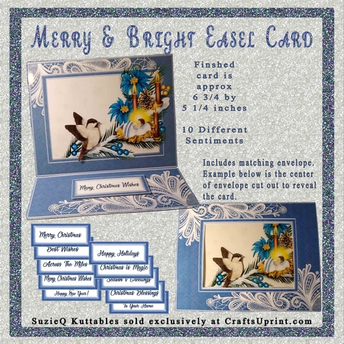 Merry & Bright Easel Card