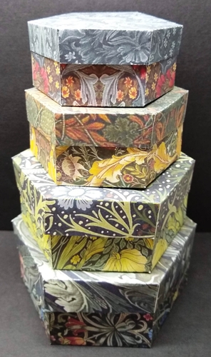 Masculine Nesting Boxes Set of 4