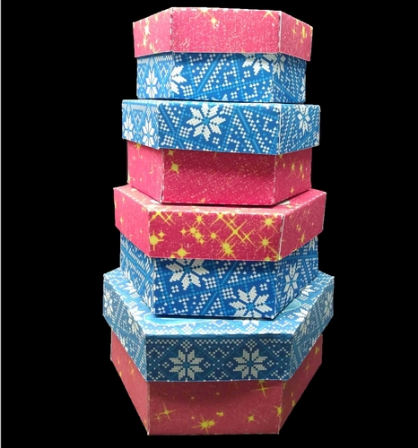 NestingBoxes Christmas5 Set of 4