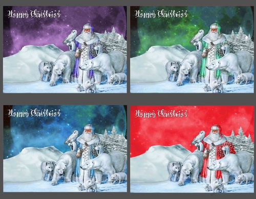 Christmas1 Place Mat Set of 4