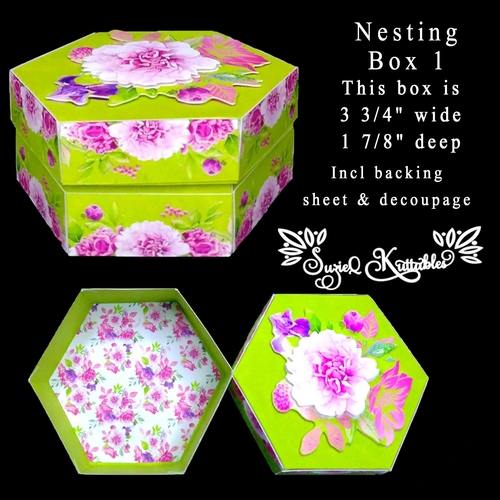 Nesting Boxes Lovely Floral Box 1