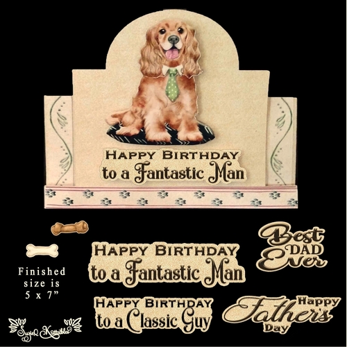 Dog Gone Fathers Day-Birthday  Cocker Spaniel