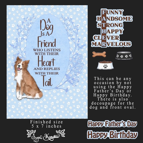 A Dog Is A Friend Border Collie 1