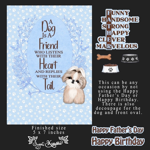 A Dog Is A Friend Shih Tzu 1