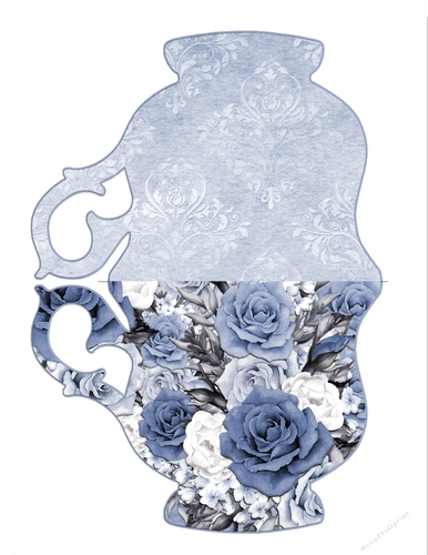 Teacup Cutting File Card