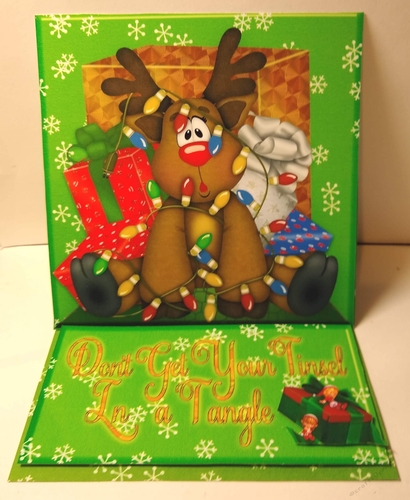 Reindeer Easel Card 1