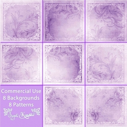 8 x 8 Purple Backgrounds