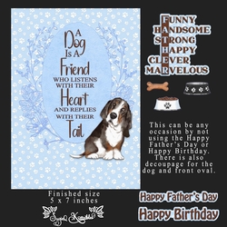 A Dog Is A Friend Basset Hound-1