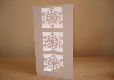 Dl Snowflakes Card
