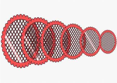 Lattice Scalloped Circles