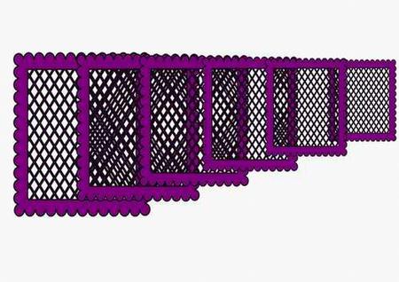 Lattice Scalloped Squares