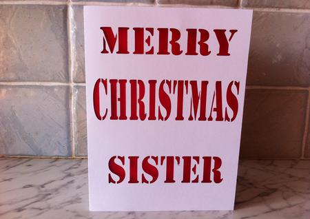 Merry Christmas Sister