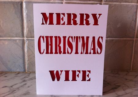 Merry Christmas Wife