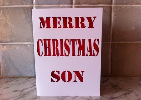 Merry Christmas Son