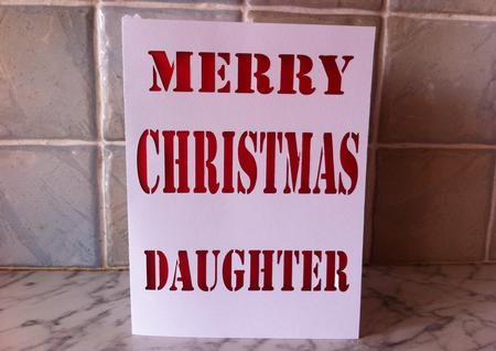 Merry Christmas Daughter