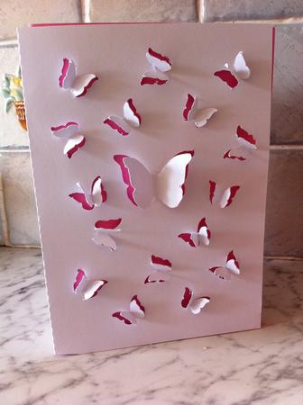 Butterflies Scattered Card - Stdio