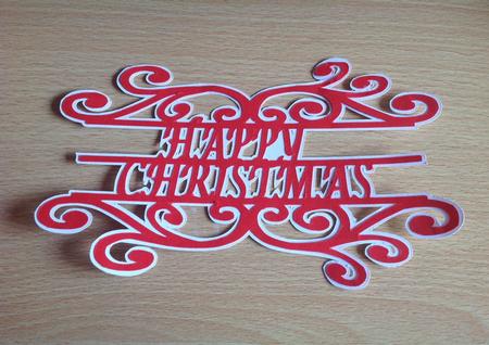 Happy Christmas Topper
