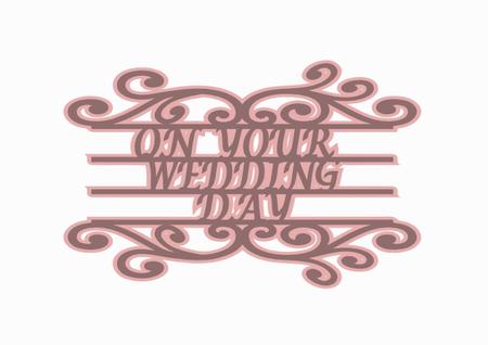 On Your Wedding Day Topper