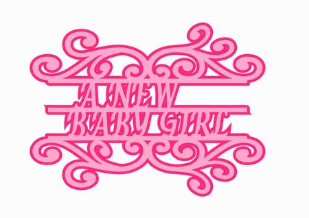 A New Baby Girl Topper