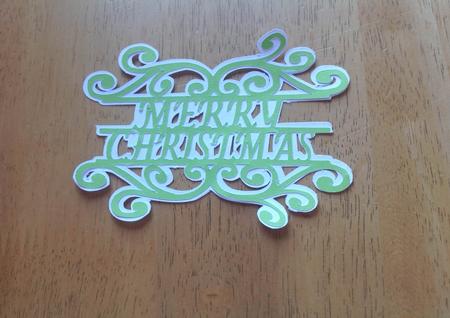 Merry Christmas Topper