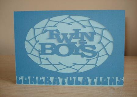 Twin Boys Card