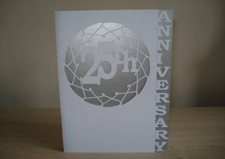 25th Anniversary Card