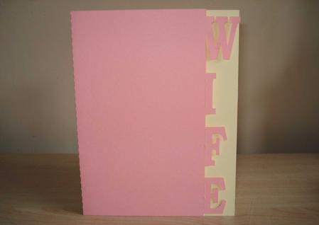 Wife Edged Card