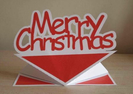Merry Christmas Spring Up Card