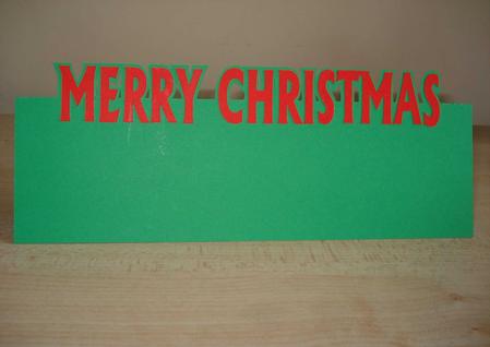 Merry Christmas Popup Card