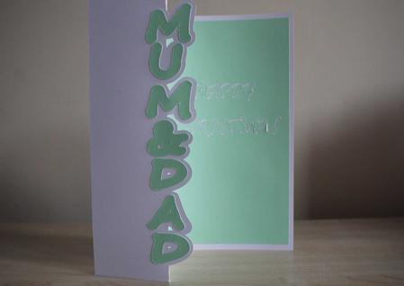 Mum&dad Foldback Card