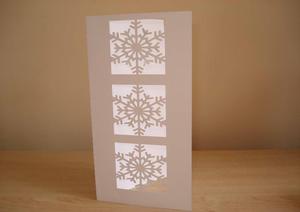 Dl Snowflakes Card