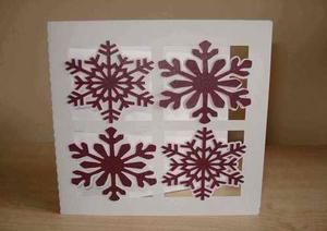 Snowflakes Square Card