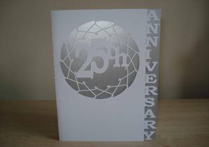 25th Anniversary Card