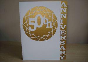 50th Anniversary Card