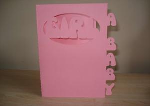 Baby Girl Aperture Card
