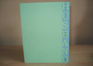 Husband Edged Card