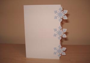 Snowflake Edge Card