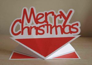 Merry Christmas Spring Up Card