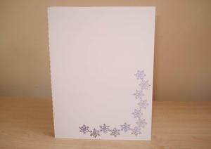 Snowflake Corner Card
