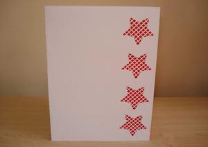 Lattice Star Border Card