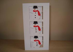 Snowman Dl Card