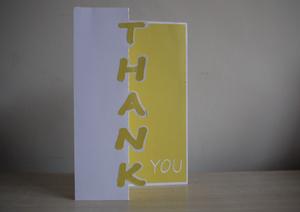 Thank You Foldback Card