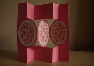 Tri Fold Circle Card